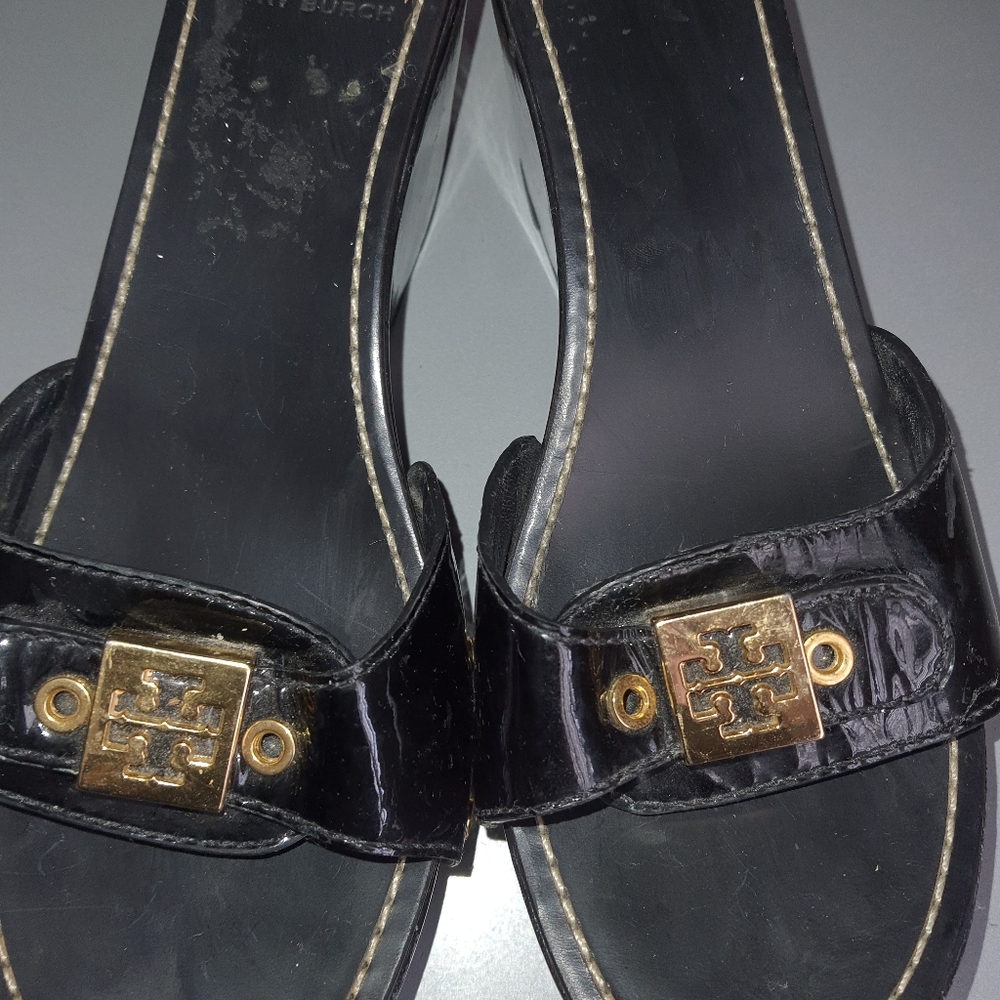 Tory Burch Rosie Patent Wedges